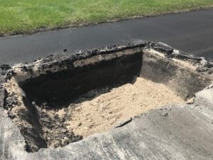 Reconstruction of One of the Potholes