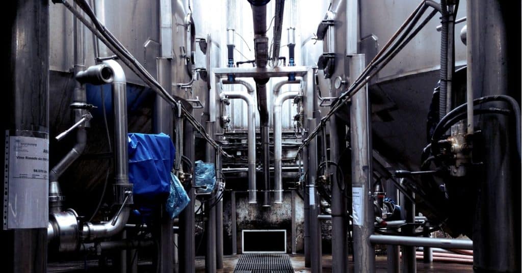 picture of bewery vats